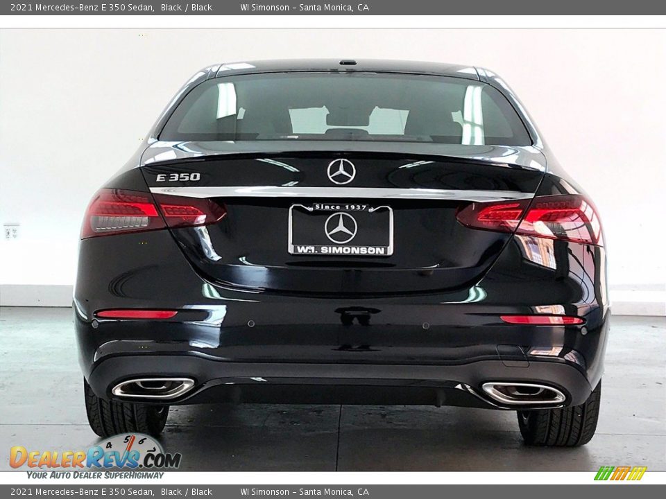 2021 Mercedes-Benz E 350 Sedan Black / Black Photo #3