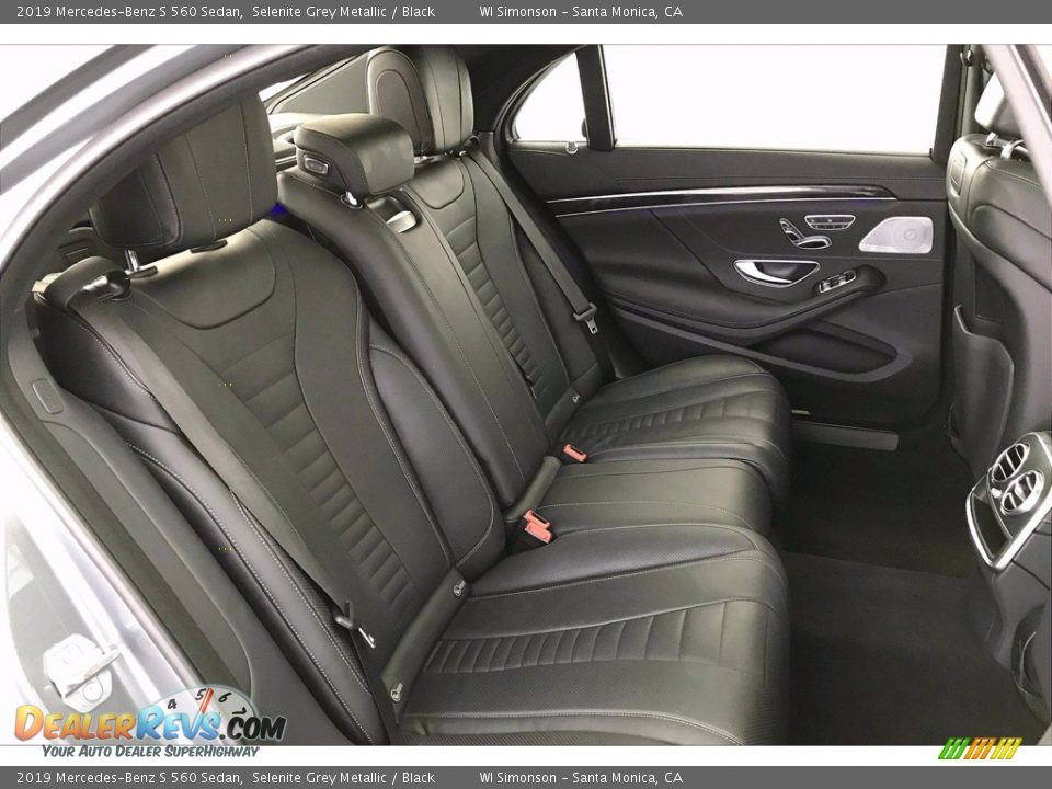 2019 Mercedes-Benz S 560 Sedan Selenite Grey Metallic / Black Photo #19