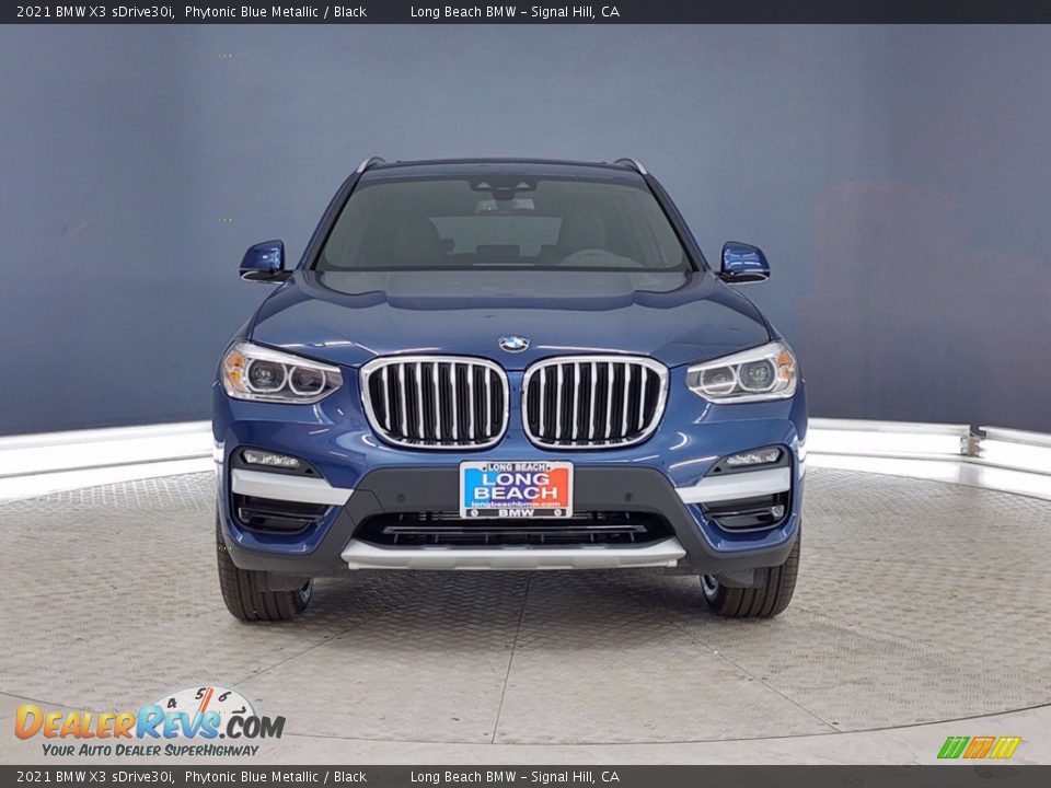 2021 BMW X3 sDrive30i Phytonic Blue Metallic / Black Photo #2