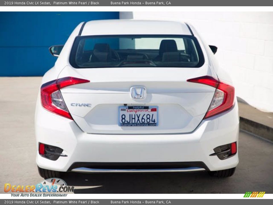 2019 Honda Civic LX Sedan Platinum White Pearl / Black Photo #11