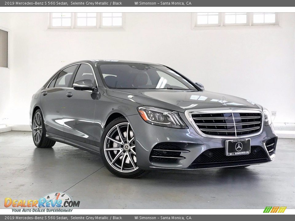 2019 Mercedes-Benz S 560 Sedan Selenite Grey Metallic / Black Photo #34