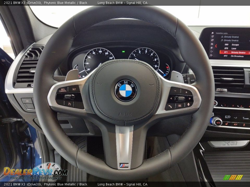 2021 BMW X3 sDrive30i Phytonic Blue Metallic / Black Photo #14