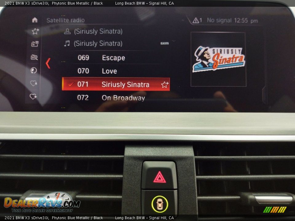 2021 BMW X3 sDrive30i Phytonic Blue Metallic / Black Photo #18