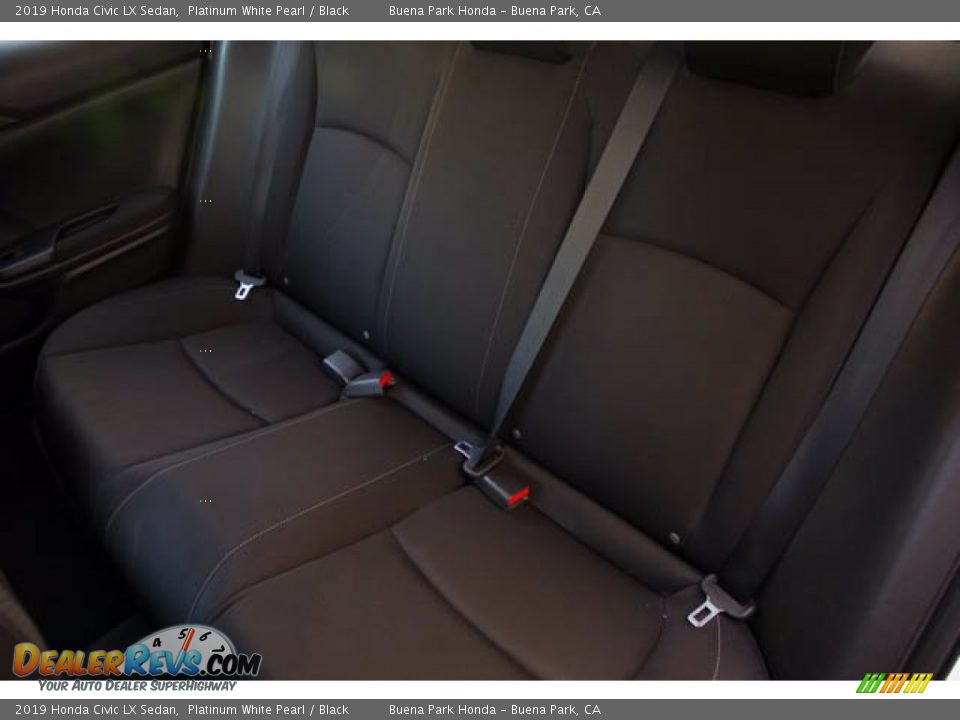 2019 Honda Civic LX Sedan Platinum White Pearl / Black Photo #19