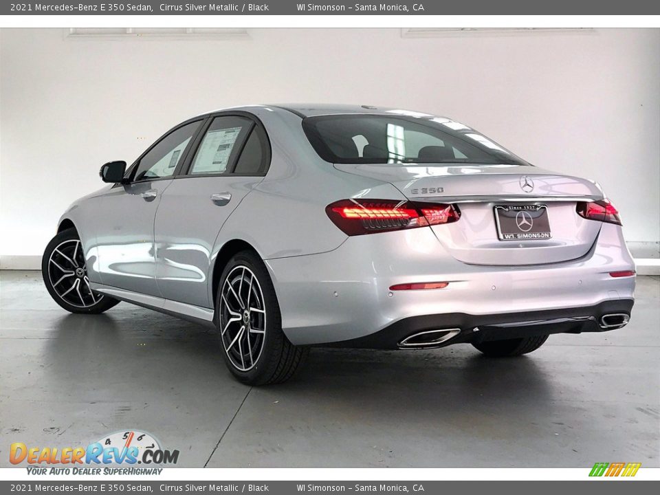 2021 Mercedes-Benz E 350 Sedan Cirrus Silver Metallic / Black Photo #2