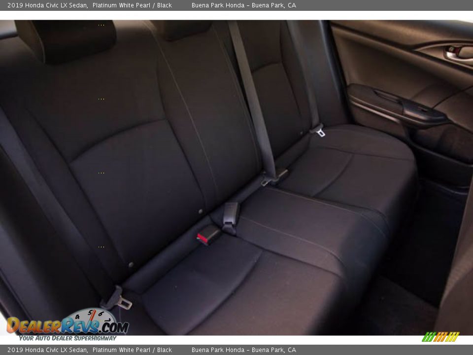 2019 Honda Civic LX Sedan Platinum White Pearl / Black Photo #22