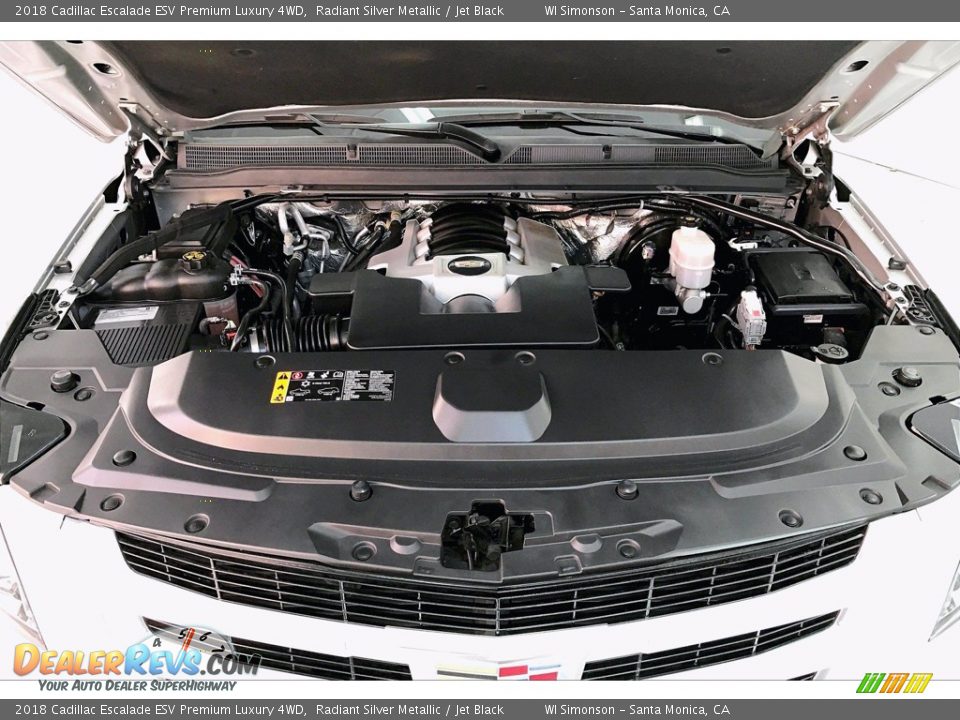 2018 Cadillac Escalade ESV Premium Luxury 4WD 6.2 Liter SIDI OHV 16-Valve VVT V8 Engine Photo #9