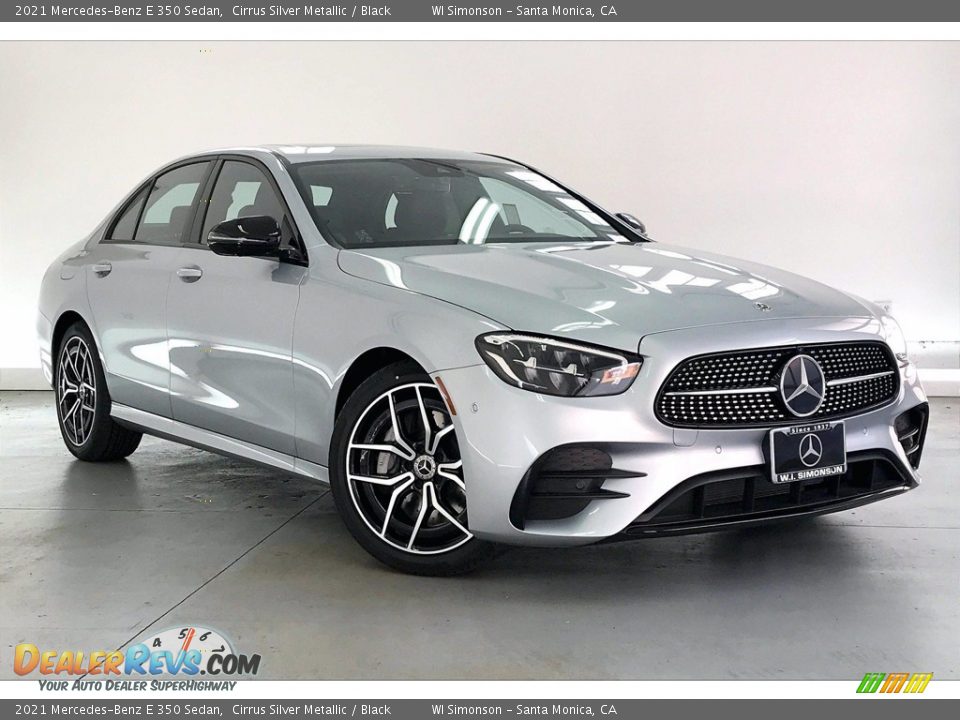 2021 Mercedes-Benz E 350 Sedan Cirrus Silver Metallic / Black Photo #12