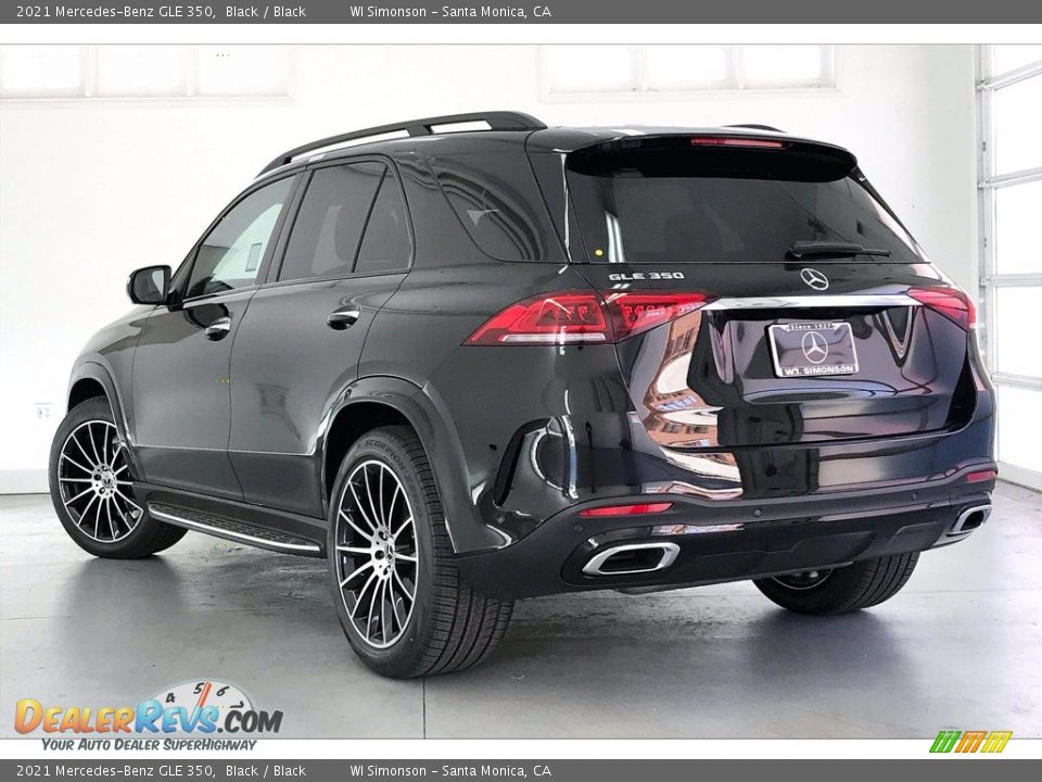 2021 Mercedes-Benz GLE 350 Black / Black Photo #2