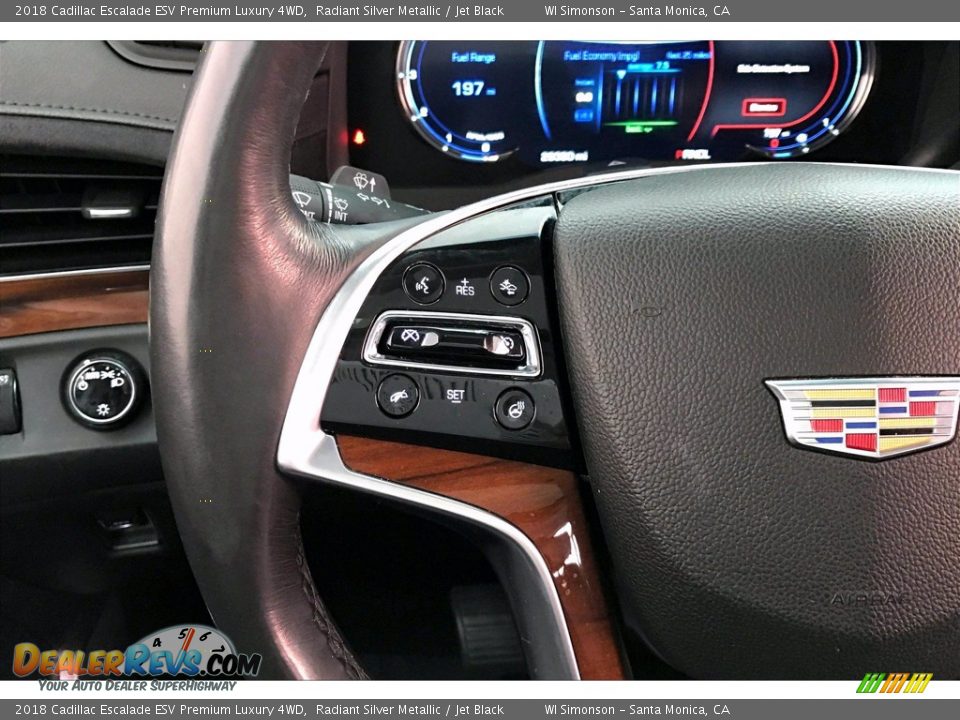 2018 Cadillac Escalade ESV Premium Luxury 4WD Steering Wheel Photo #21