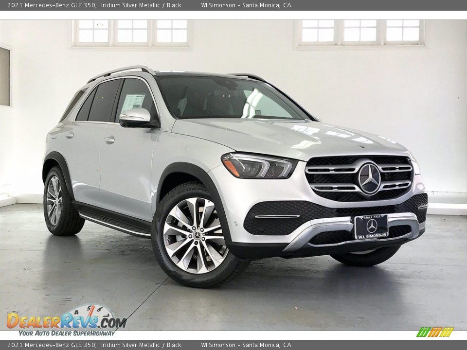 2021 Mercedes-Benz GLE 350 Iridium Silver Metallic / Black Photo #12