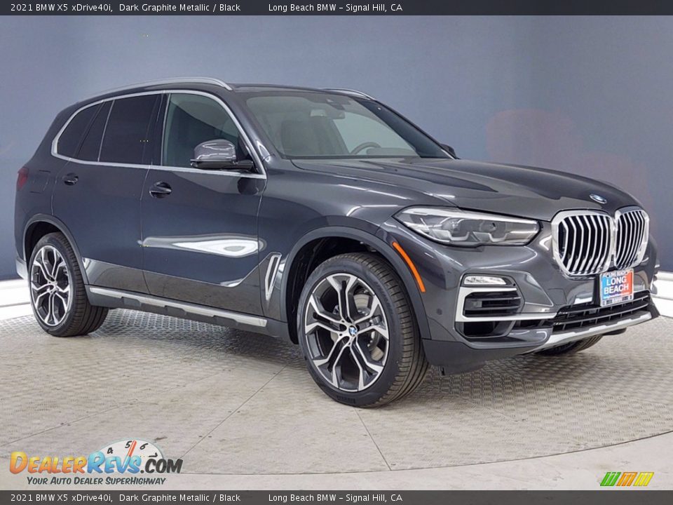 2021 BMW X5 xDrive40i Dark Graphite Metallic / Black Photo #1