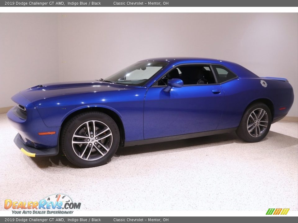 2019 Dodge Challenger GT AWD Indigo Blue / Black Photo #3