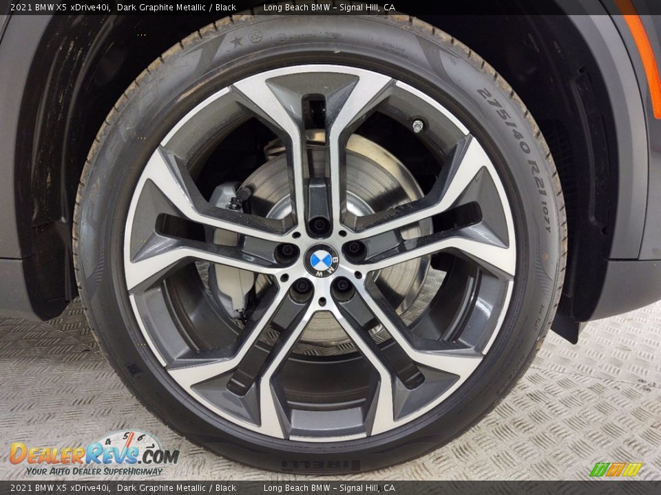 2021 BMW X5 xDrive40i Dark Graphite Metallic / Black Photo #3
