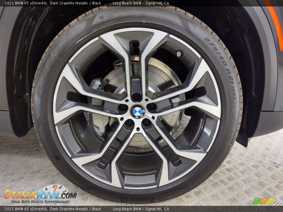2021 BMW X5 xDrive40i Dark Graphite Metallic / Black Photo #3
