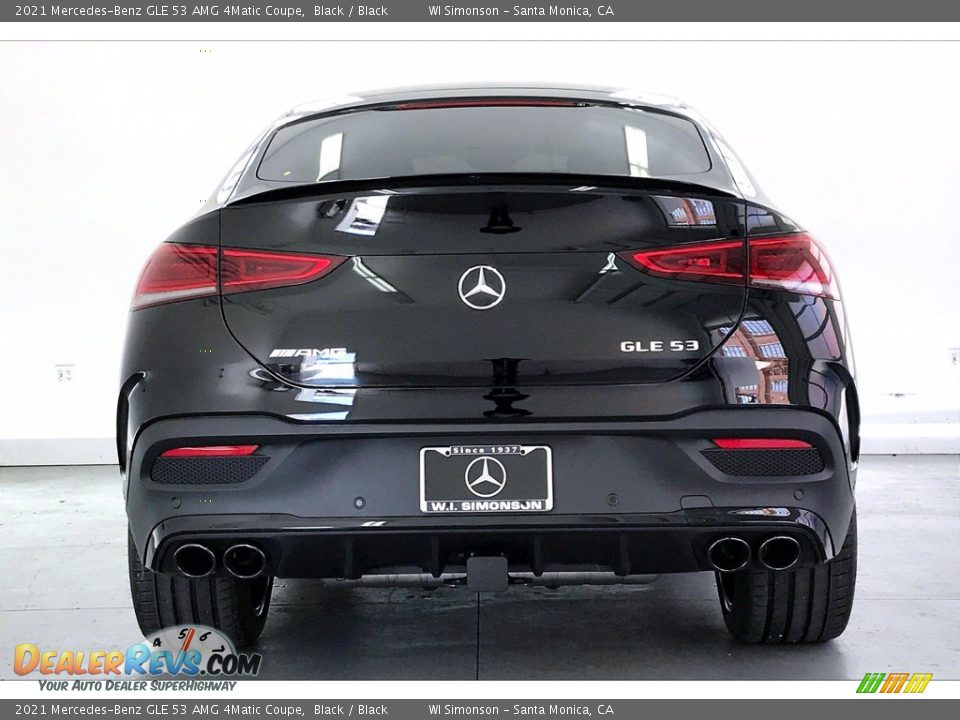 2021 Mercedes-Benz GLE 53 AMG 4Matic Coupe Black / Black Photo #3