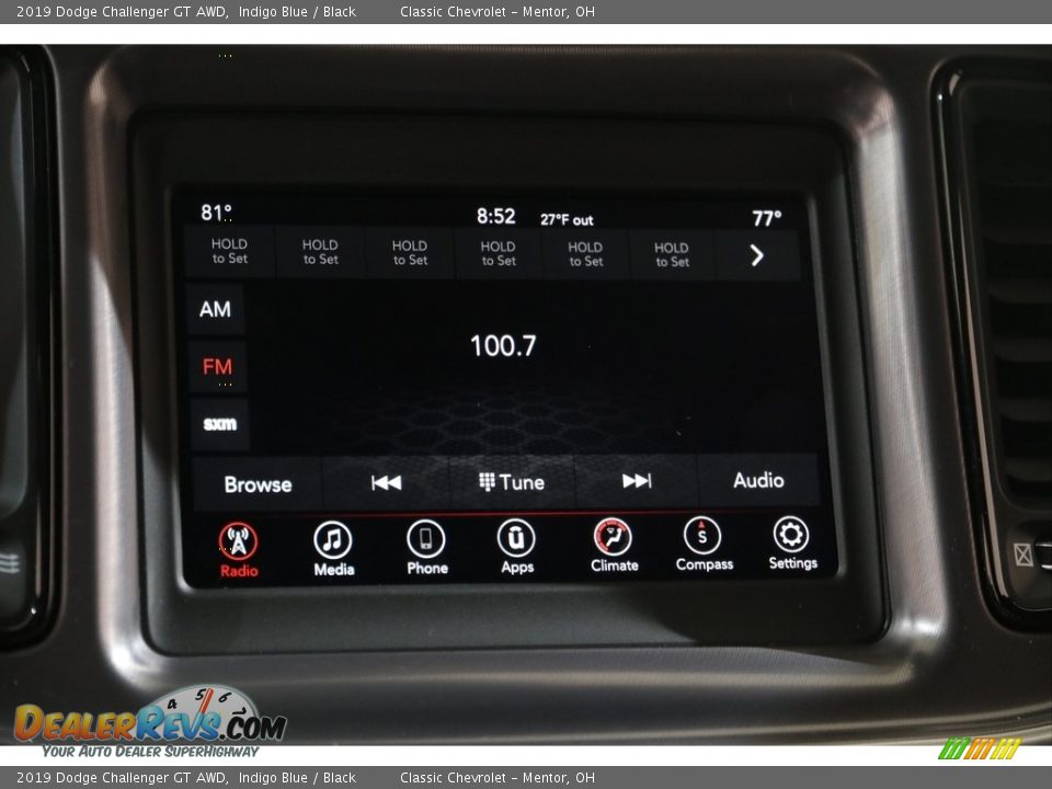 2019 Dodge Challenger GT AWD Indigo Blue / Black Photo #10
