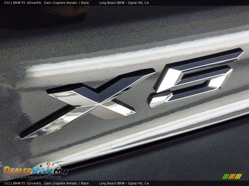 2021 BMW X5 xDrive40i Dark Graphite Metallic / Black Photo #8