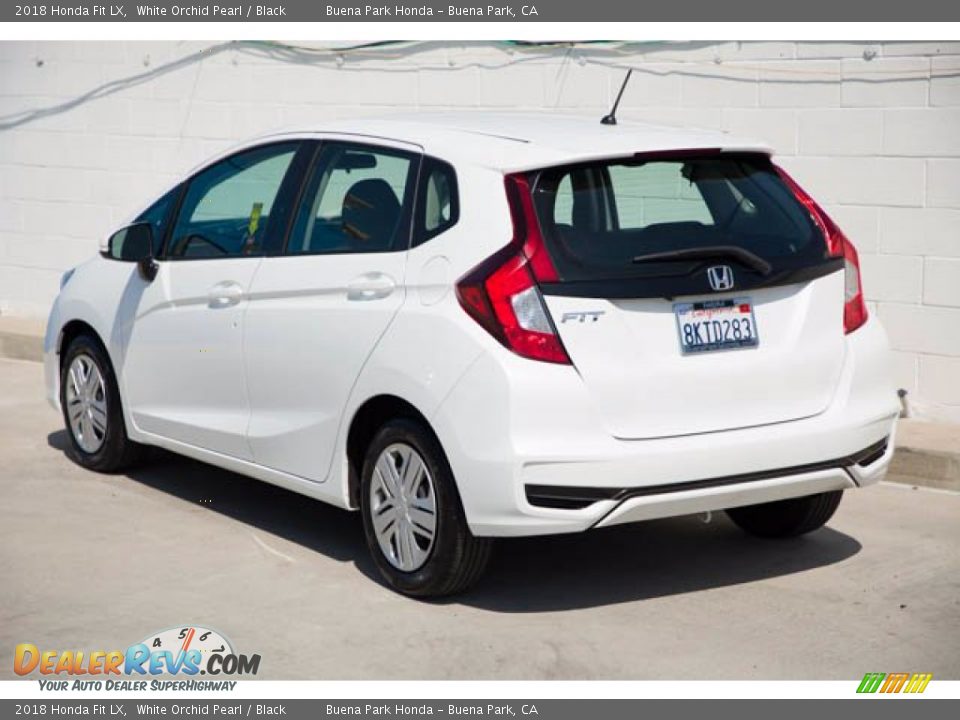 2018 Honda Fit LX White Orchid Pearl / Black Photo #2