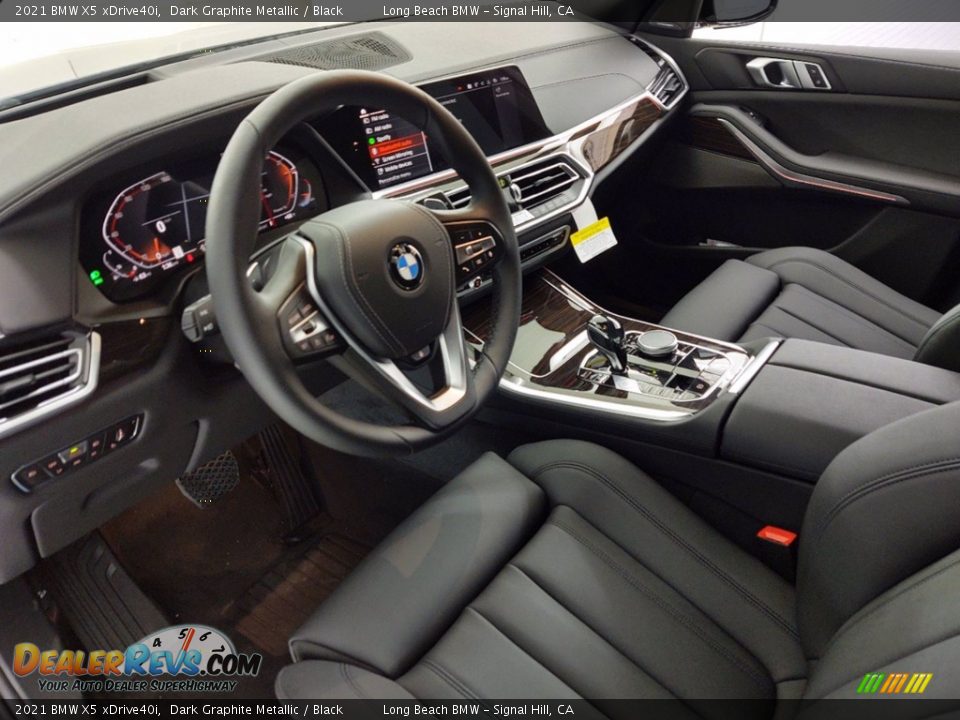2021 BMW X5 xDrive40i Dark Graphite Metallic / Black Photo #12