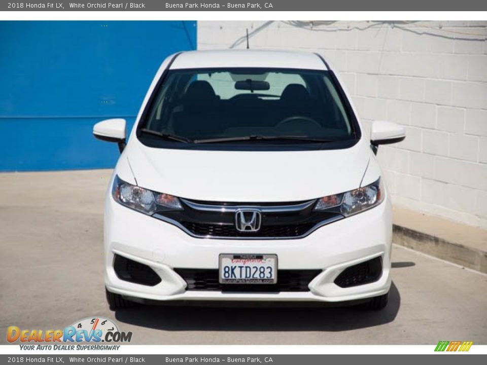 2018 Honda Fit LX White Orchid Pearl / Black Photo #7