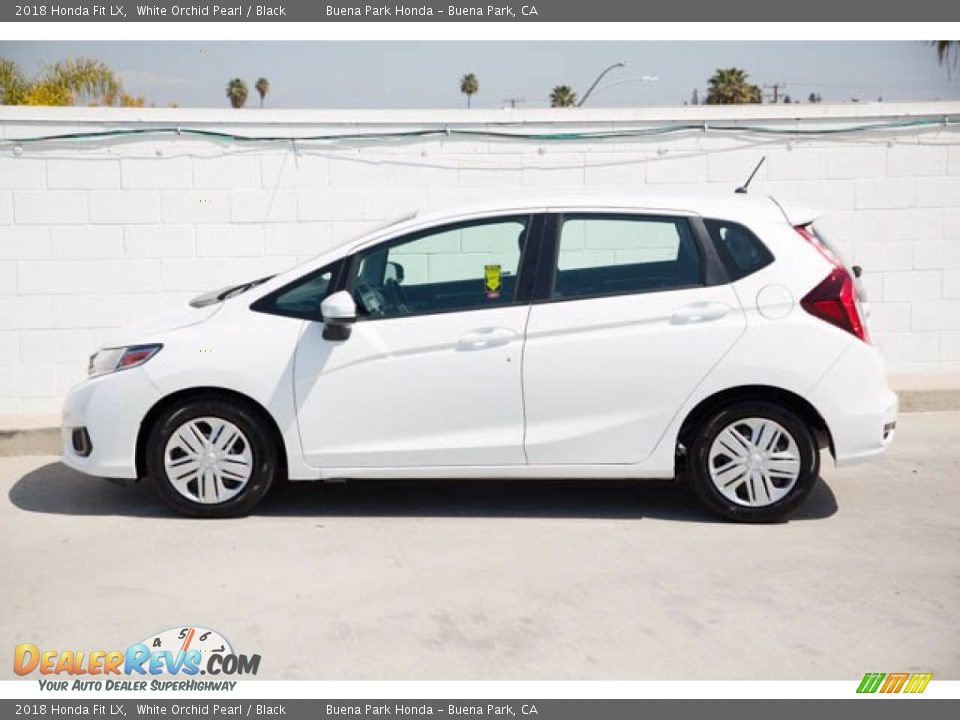 2018 Honda Fit LX White Orchid Pearl / Black Photo #10