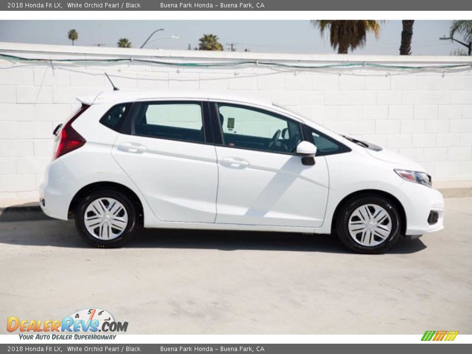 2018 Honda Fit LX White Orchid Pearl / Black Photo #12