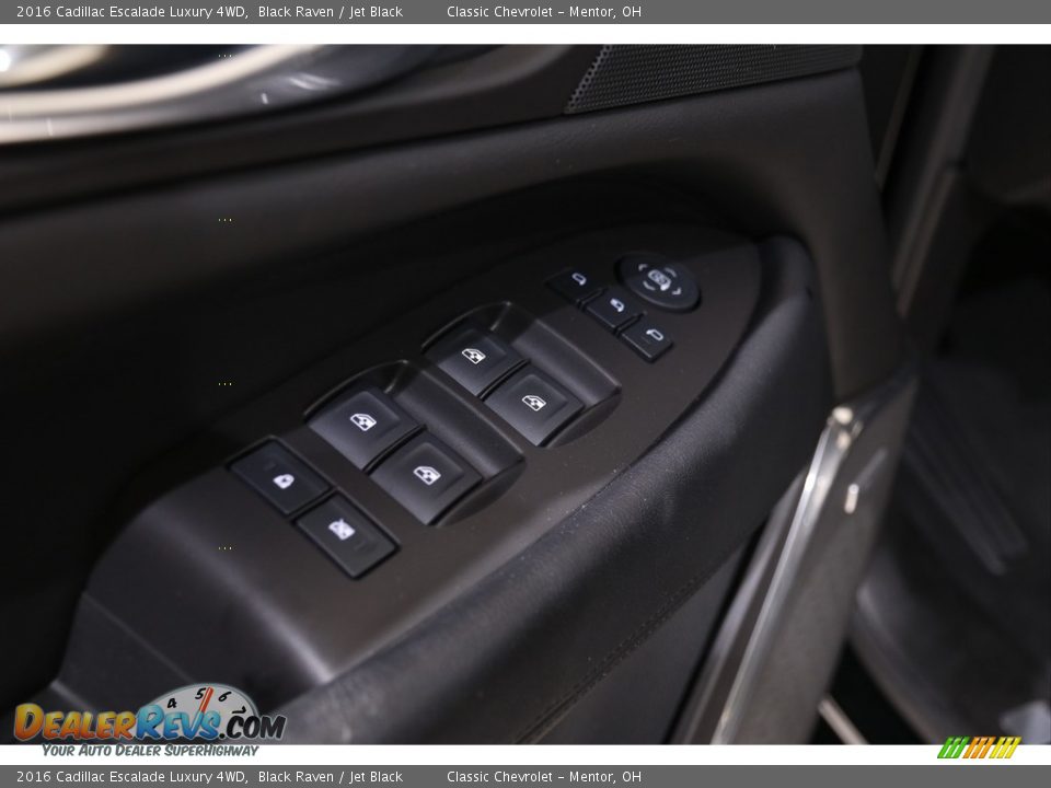 2016 Cadillac Escalade Luxury 4WD Black Raven / Jet Black Photo #6