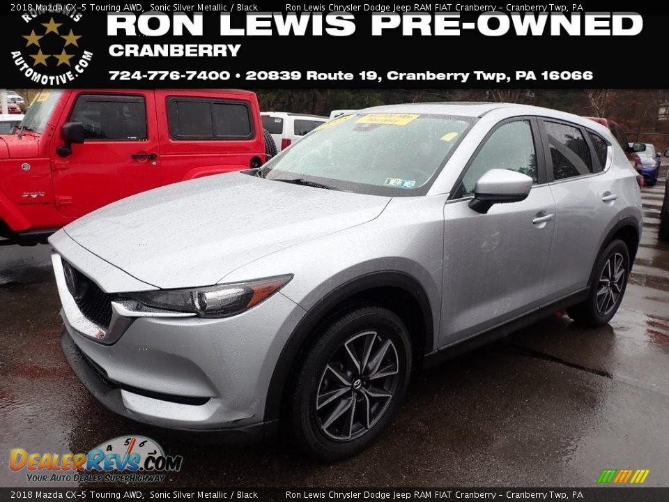 2018 Mazda CX-5 Touring AWD Sonic Silver Metallic / Black Photo #1