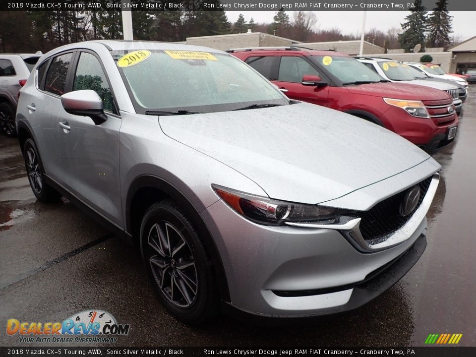 2018 Mazda CX-5 Touring AWD Sonic Silver Metallic / Black Photo #2