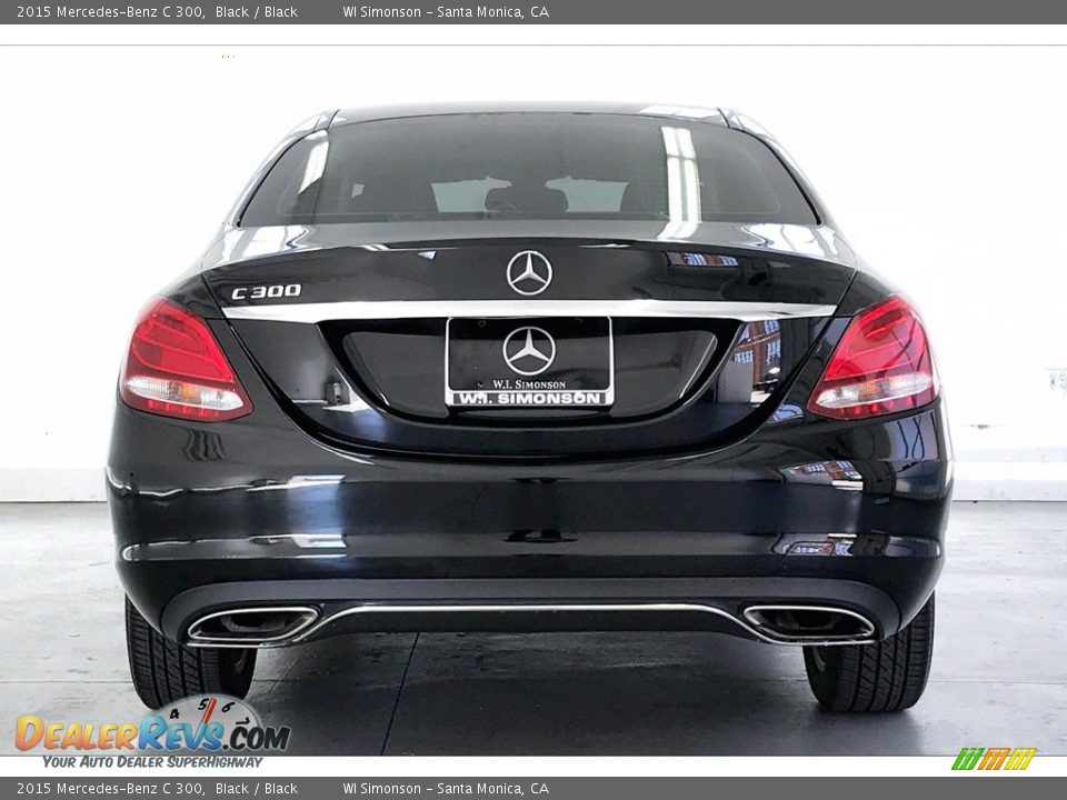 2015 Mercedes-Benz C 300 Black / Black Photo #3