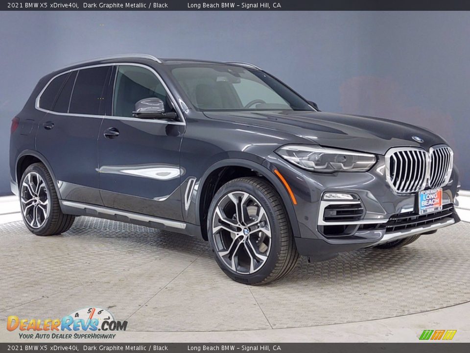 2021 BMW X5 xDrive40i Dark Graphite Metallic / Black Photo #27