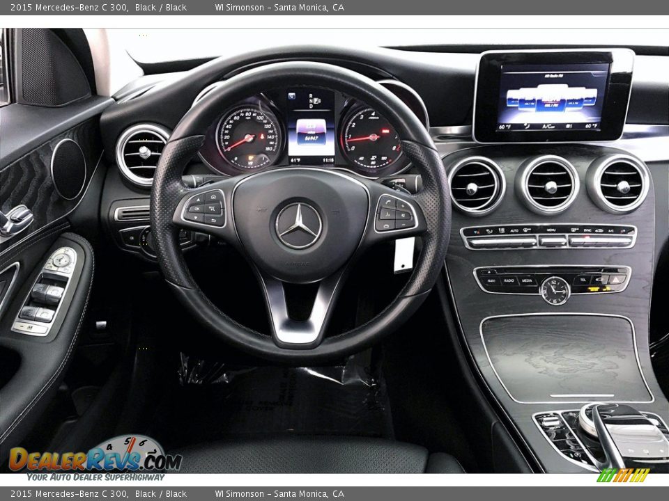 2015 Mercedes-Benz C 300 Black / Black Photo #4