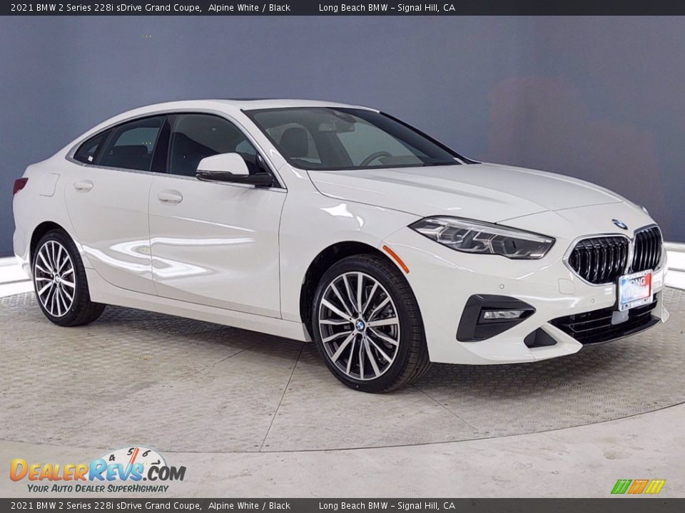 2021 BMW 2 Series 228i sDrive Grand Coupe Alpine White / Black Photo #1