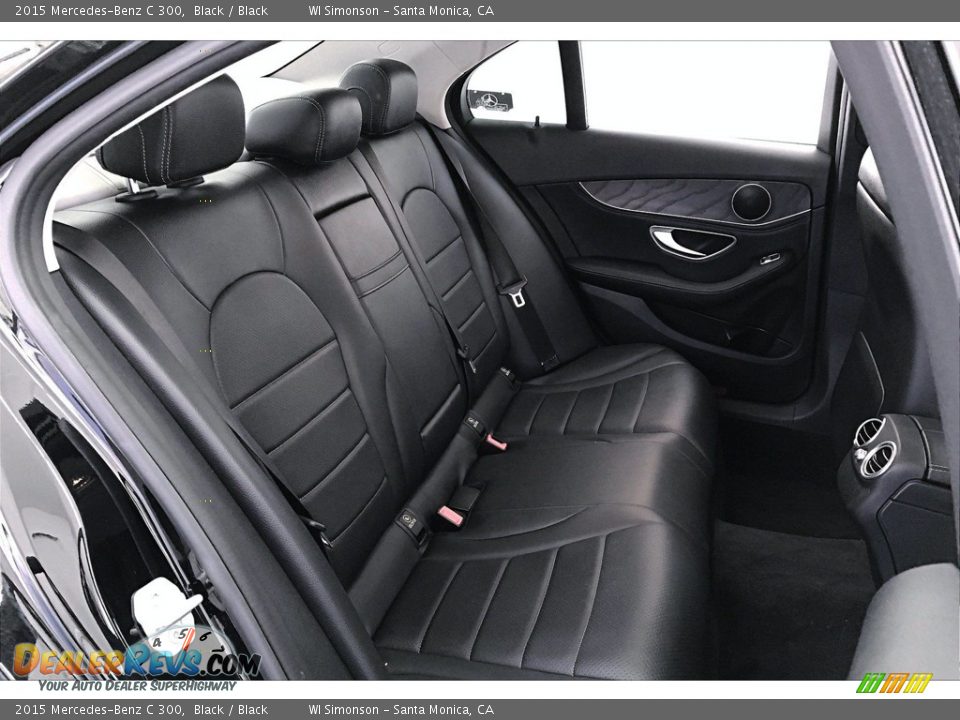 Rear Seat of 2015 Mercedes-Benz C 300 Photo #19