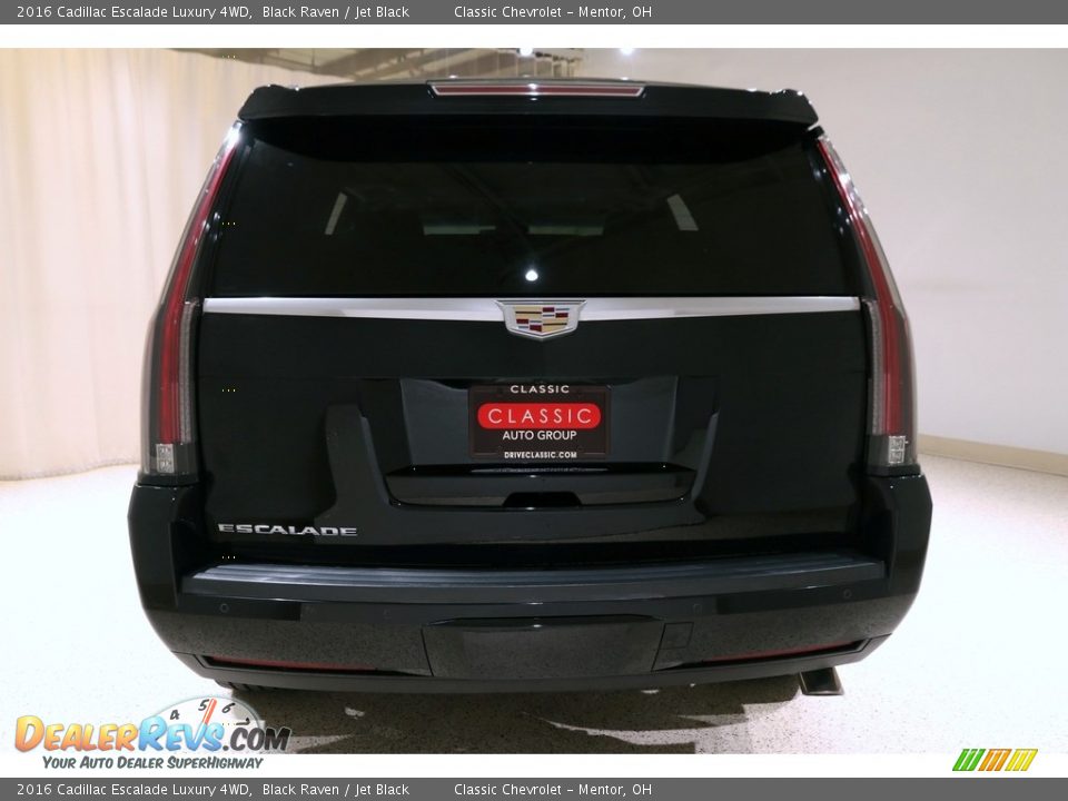 2016 Cadillac Escalade Luxury 4WD Black Raven / Jet Black Photo #33