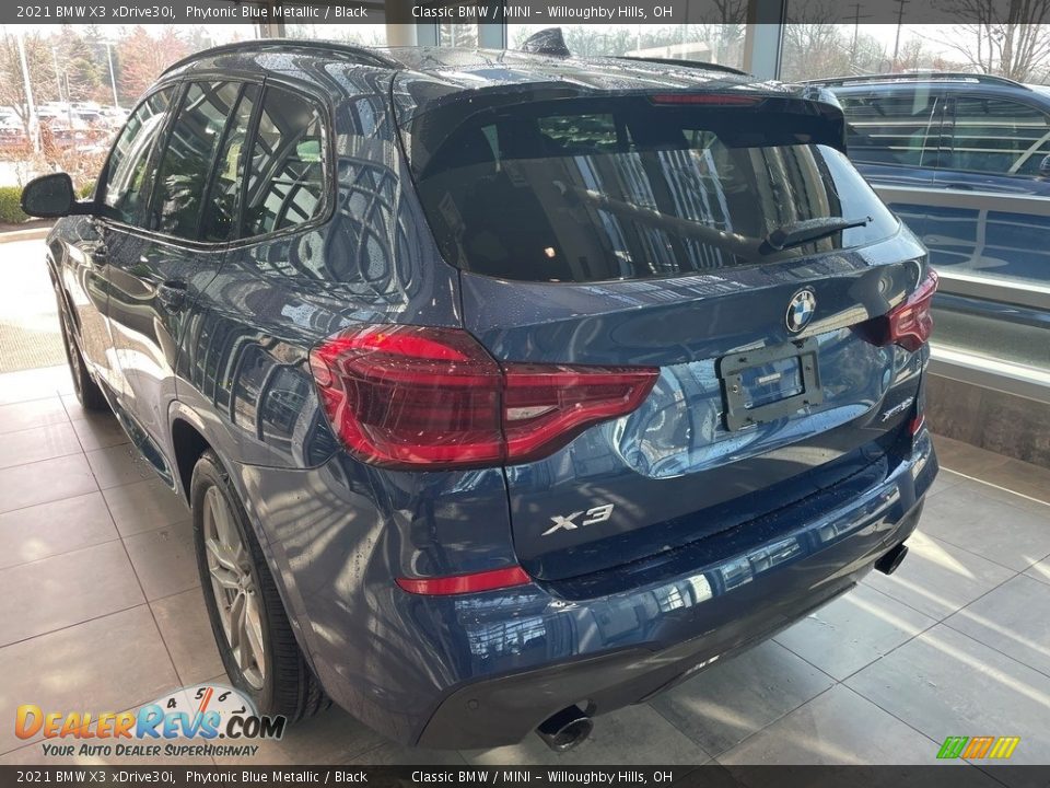 2021 BMW X3 xDrive30i Phytonic Blue Metallic / Black Photo #2