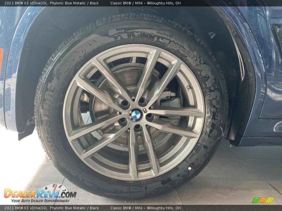 2021 BMW X3 xDrive30i Phytonic Blue Metallic / Black Photo #5