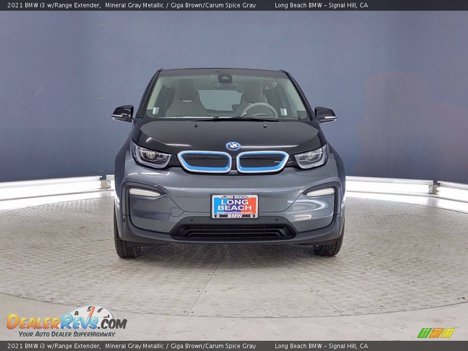 2021 BMW i3 w/Range Extender Mineral Gray Metallic / Giga Brown/Carum Spice Gray Photo #2