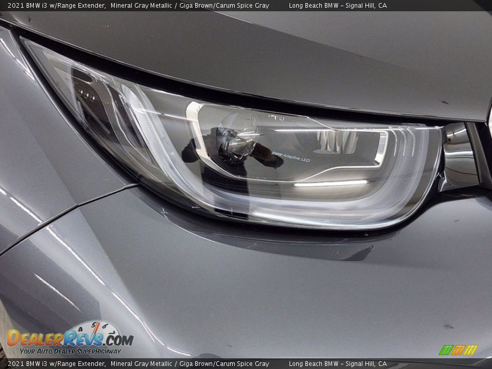 2021 BMW i3 w/Range Extender Mineral Gray Metallic / Giga Brown/Carum Spice Gray Photo #4
