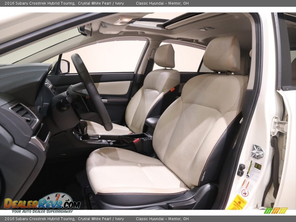 Front Seat of 2016 Subaru Crosstrek Hybrid Touring Photo #5