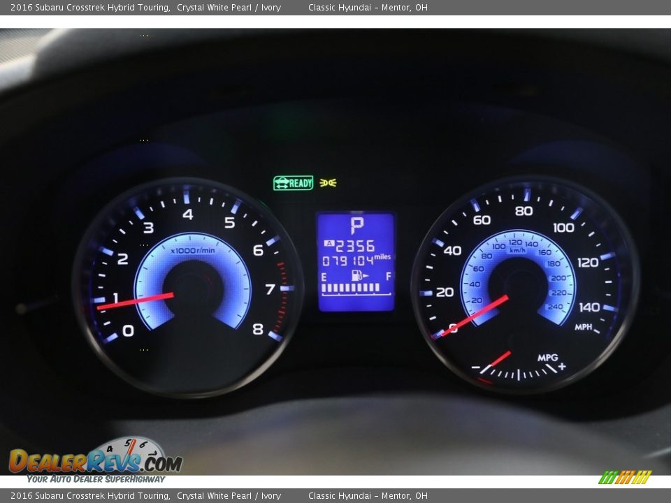 2016 Subaru Crosstrek Hybrid Touring Gauges Photo #8