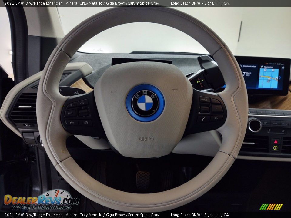 2021 BMW i3 w/Range Extender Steering Wheel Photo #13