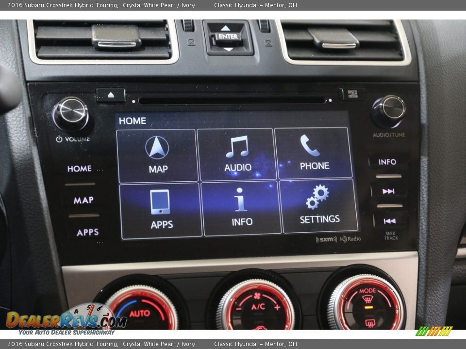 Controls of 2016 Subaru Crosstrek Hybrid Touring Photo #14
