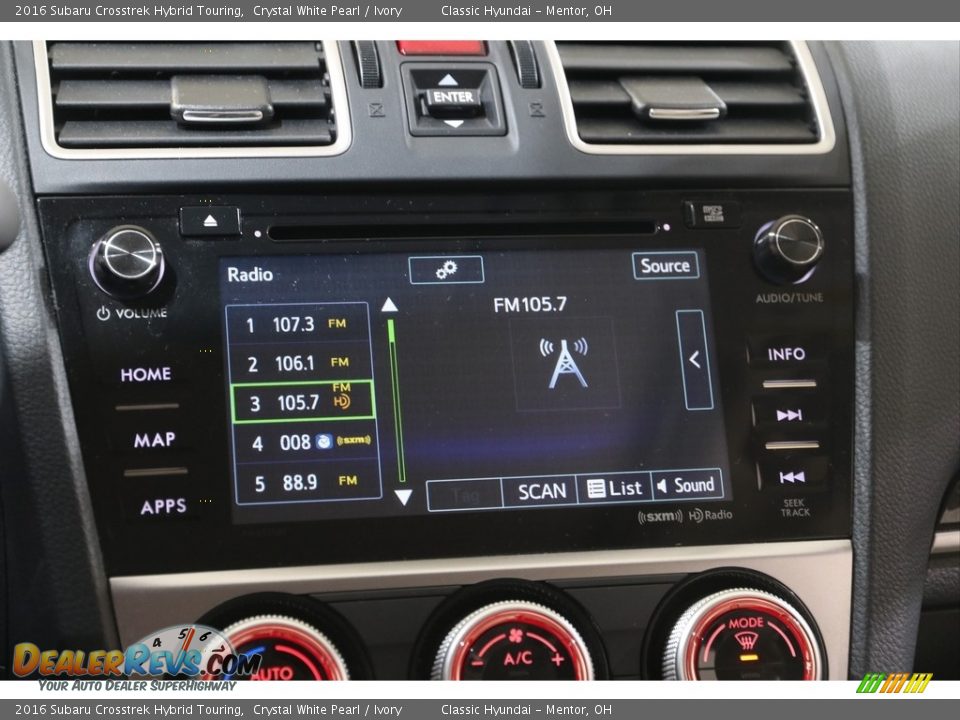 Controls of 2016 Subaru Crosstrek Hybrid Touring Photo #16