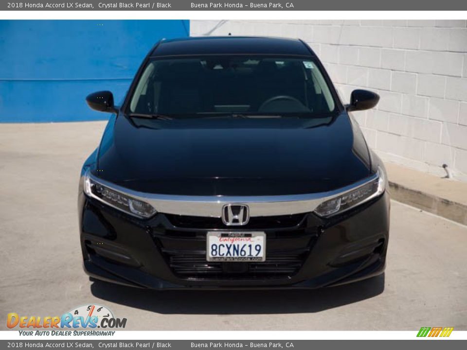 2018 Honda Accord LX Sedan Crystal Black Pearl / Black Photo #7