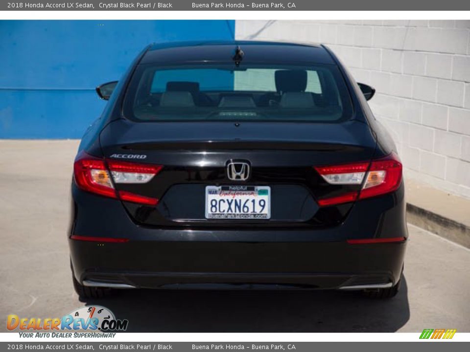 2018 Honda Accord LX Sedan Crystal Black Pearl / Black Photo #11