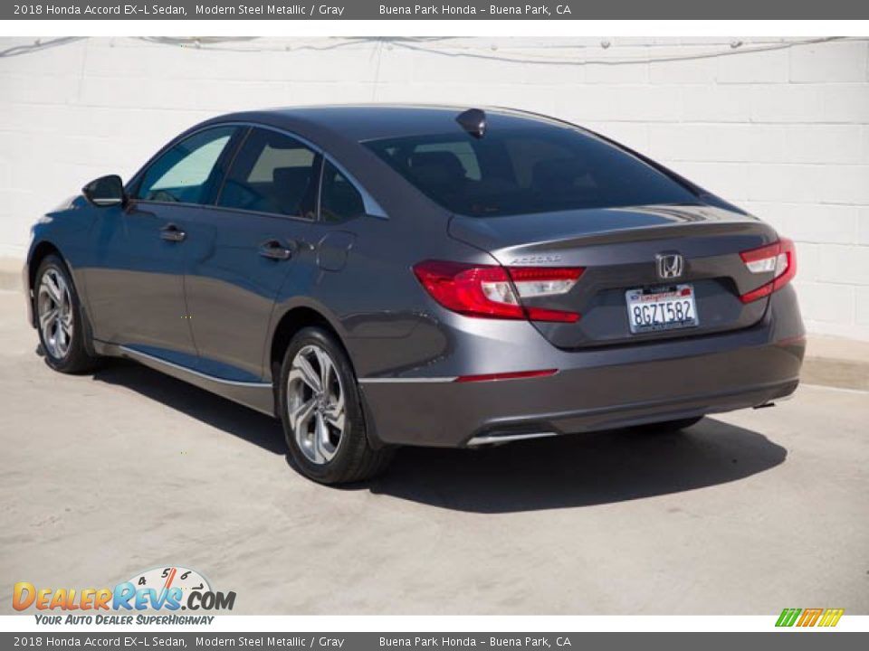 2018 Honda Accord EX-L Sedan Modern Steel Metallic / Gray Photo #2
