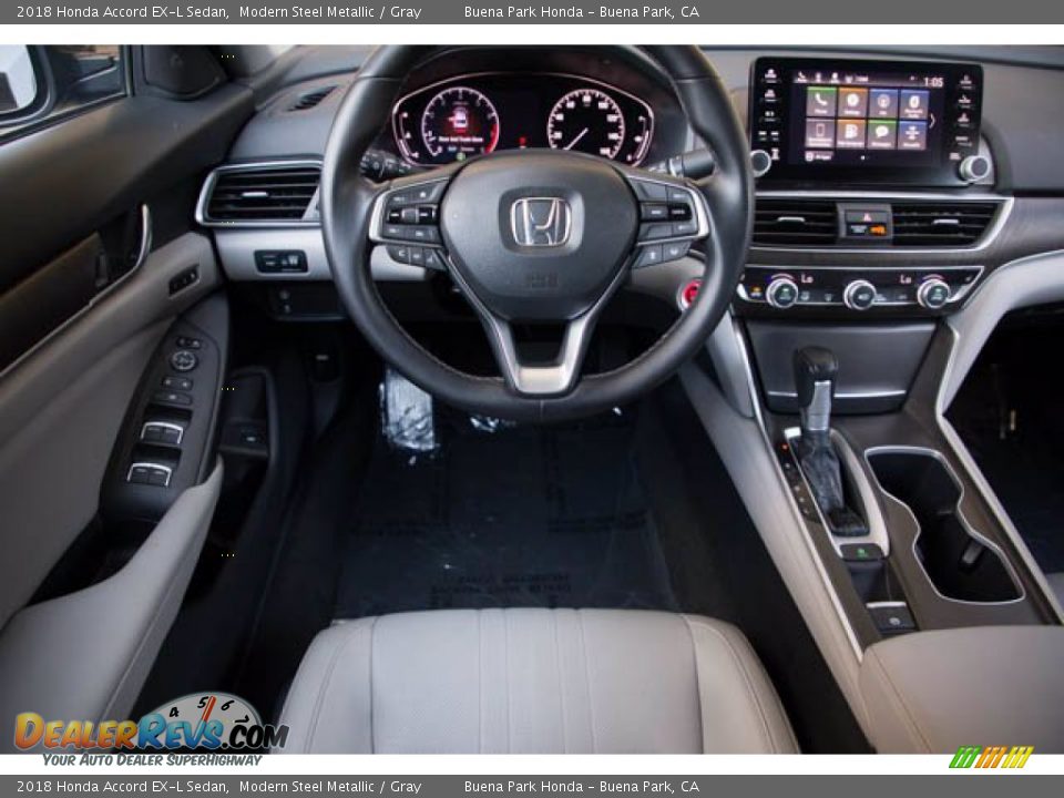 2018 Honda Accord EX-L Sedan Modern Steel Metallic / Gray Photo #5