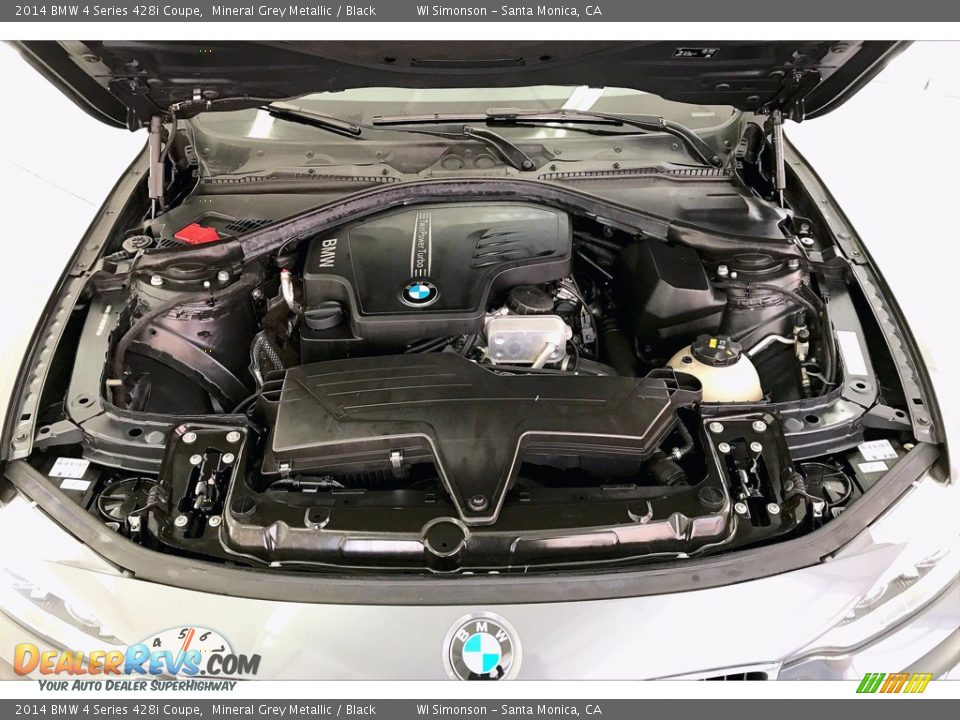 2014 BMW 4 Series 428i Coupe Mineral Grey Metallic / Black Photo #9